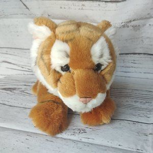 FAO Schwarz Plush Realistic Bengal Tiger Cub 16 inch